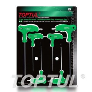 6 Pce 2 way Star & tamperproof Key Wrench